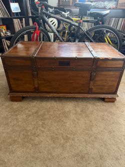 Large Wooden Trunk / Chest
