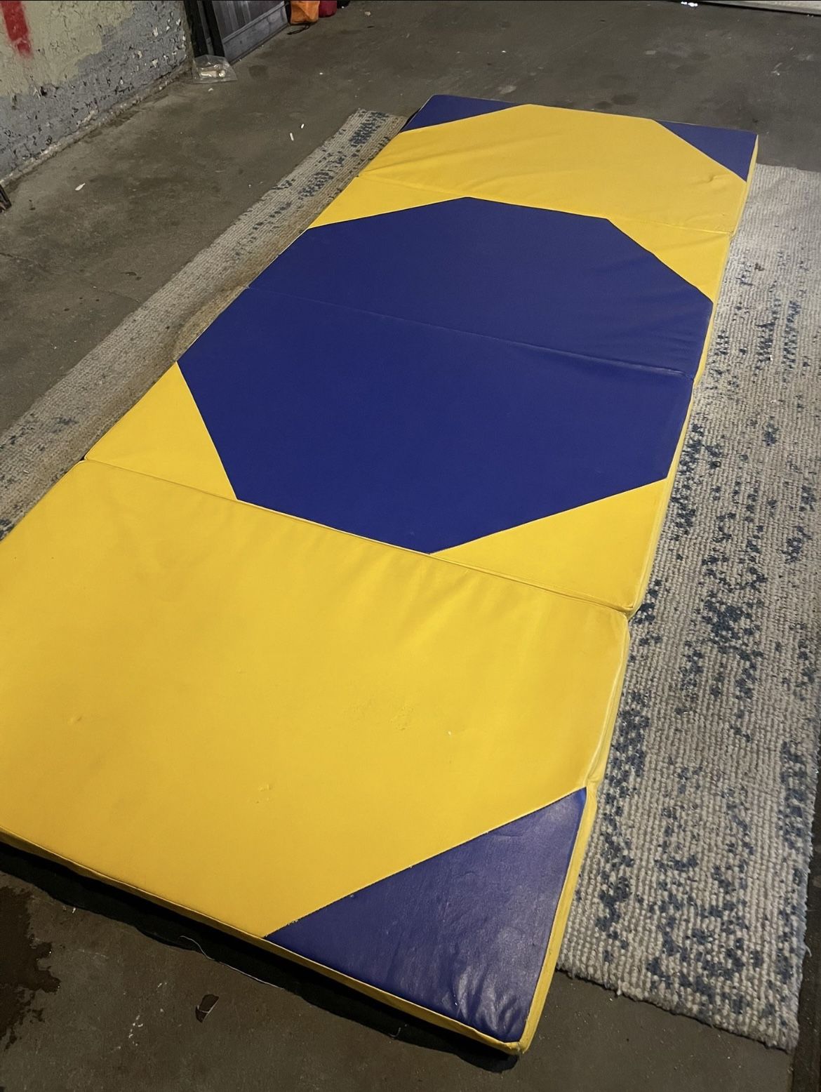 Folding Gymnastics Mat 99”x 4”x2”