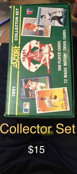 1991 score baseball collector set. 900 cards