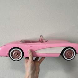 Barbie Hot Wheels Corvette Toy Car, Holds 2 Dolls