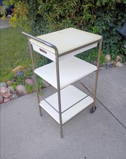 Kitchen Cart Microwave Stand Drawer 38" T X 15 1/4" W  X 21 3/4" D