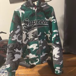 Supreme quilted jacket - green