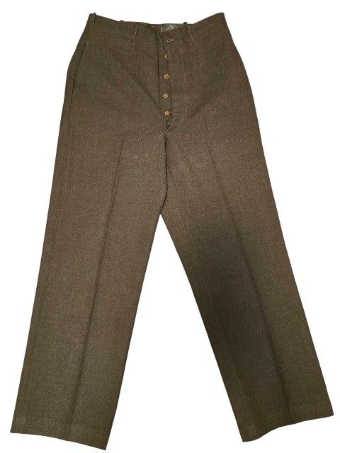 ORIGINAL WWII US ARMY No. 2 M1944 WOOL COMBAT FIELD TROUSERS  32x24 Small Waist