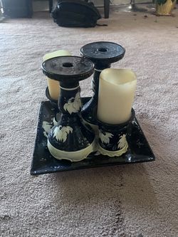 Candle Base With Candles