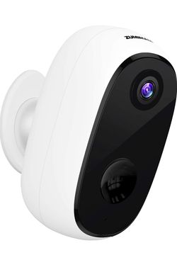 Security Camera Outdoor with 10000mAh Battery, Zumimall 1080P Wireless WiFi Cameras for Home Security, Waterproof Camera, IR Night Vision, 2-Way Audi