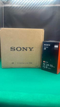 Sony FX6 with Sony FE 24-70mm f2.8 II
