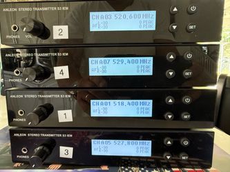 ANLEON S3 Wireless In Ear Monitor Systems 518Mhz - 554Mhz