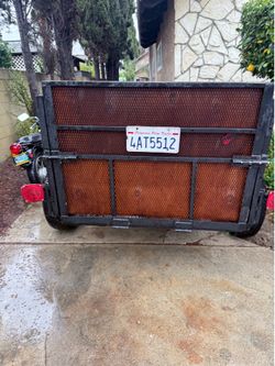 Solid Single-Axle Mesh Utility Trailer
