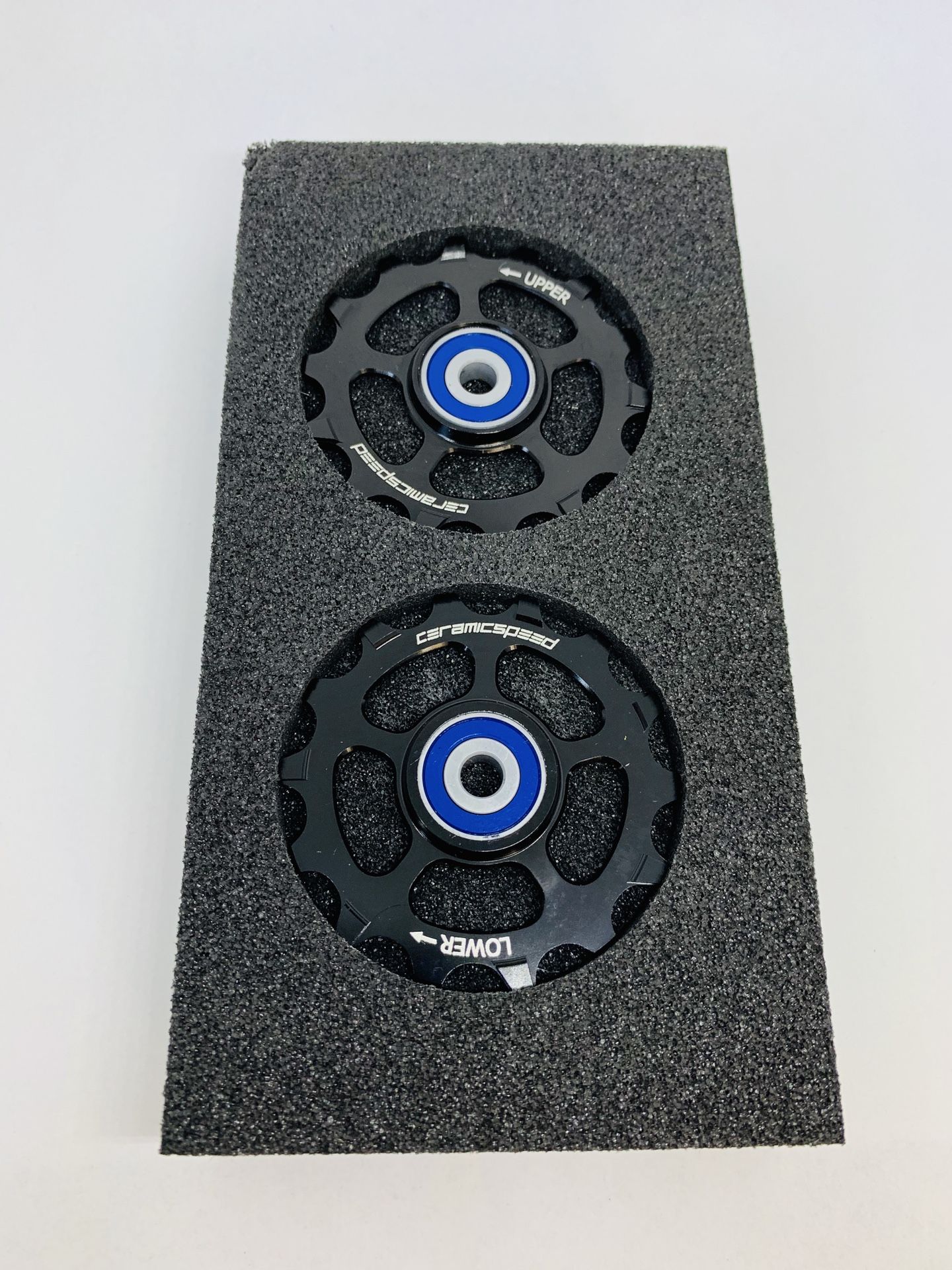 CeramicSpeed Alloy Pulley Wheels Coated Sram Eagle 14 Black Coated Bearings NEW