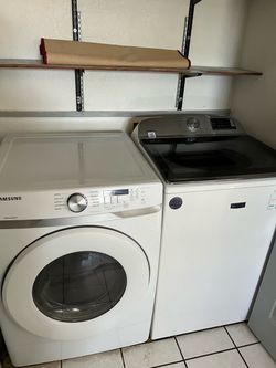 Samsung Dryer and Maytag Washer Set