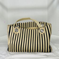 NEW striped yellow and black shoulder bag