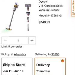 Brand new unopened Dyson V15 Vacuum cleaner