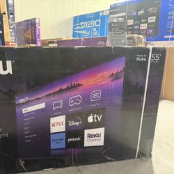 55”ROKU MINI LED 4K SMART TV 
