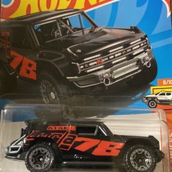 Hot Wheels Ford Bronco R HW Hot Trucks Series #8/10 Black Diecast 1:64 