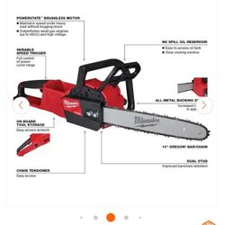 Milwaukee 16" M18 Fuel Chainsaw