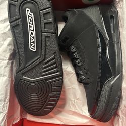 Jordan 3 Black Cat Size 9 New