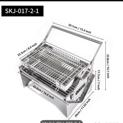 Portable grill steak&beer