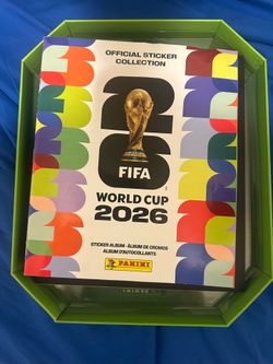 FIFA book sticker and the box