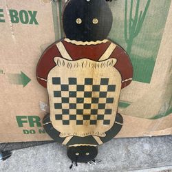 Antique Chess/Checker Board 