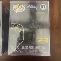 Funko Pop Art Series Disney : Jack Skellington #07 w/Stack Sealed 