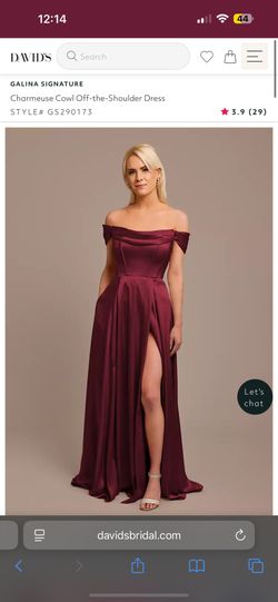David’s Bridal Bridesmaid Dress