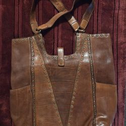 Spaghetti Western Leather Hobo Purse