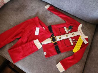 Gap Kids Santa Christmas Pajama Set Size 2