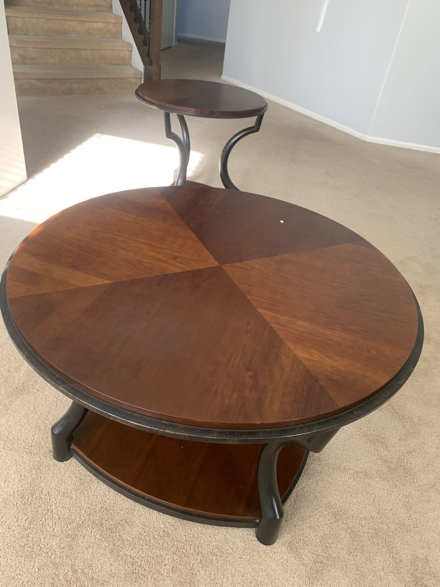 Coffee Table And 2 End Table