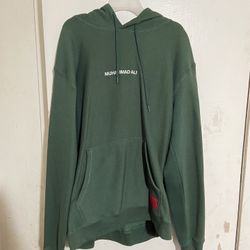 Muhammad Ali Green Hoodie 