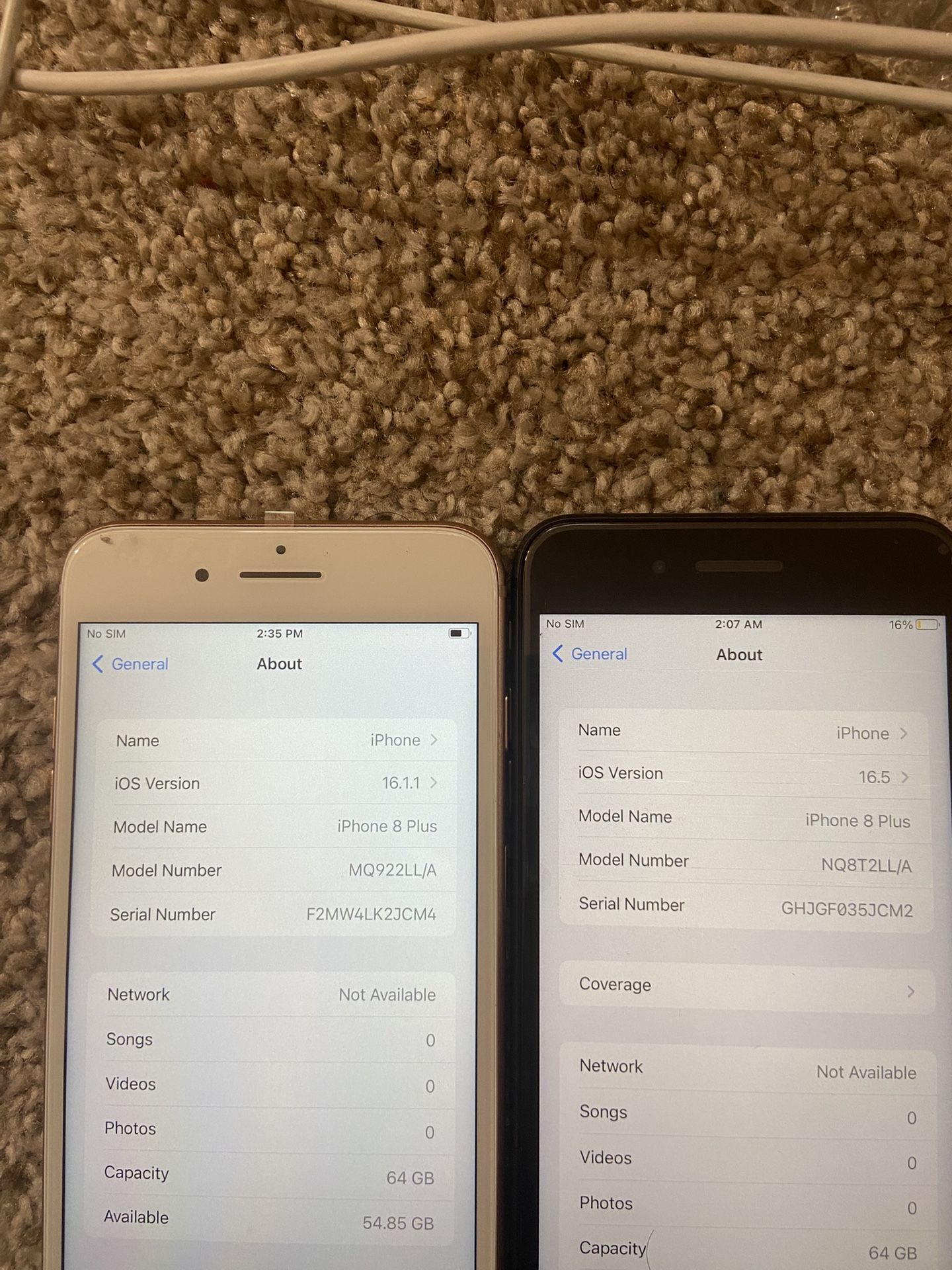iPhone 8+ iOS 16.1.1/16.5 Price For Each