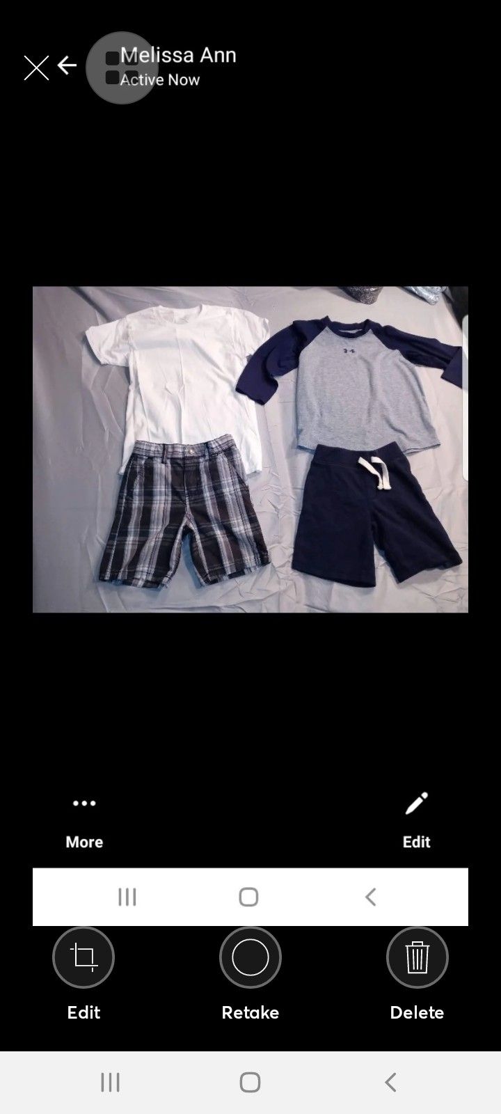 Boys 4pc Under Armour Lot Size 5/6