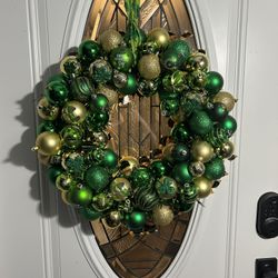 St Patrick’s Day Ornament Wreath Handmade