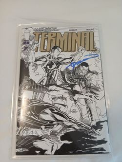 SDCC 2026 Terminal Comic Book Cover Panel Only Exclusive Signed by Robert Kirkman