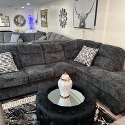 💝Ashley💝 Sectional Metal Brand New Delivery🚚 & 💰Finance 🛋️  