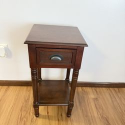 Breighton Home Provencal Countryside Mia Petite Accent Table with Drawer and Shelves
