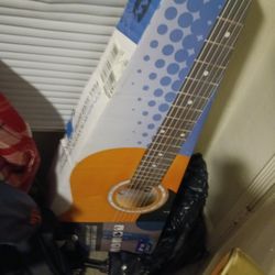 RockJam Guitar With Stand, Strap, Tuner And Bag
