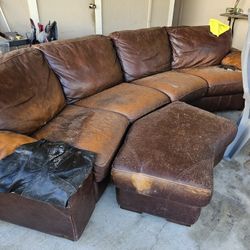 Sofa And 1960s Dresser.  Please Take