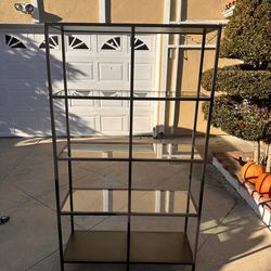 Standing Glass Shelf