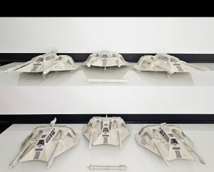 Star Wars 2010 Luke Skywalker’s Snowspeeder Lot – 3 Hasbro Vehicles