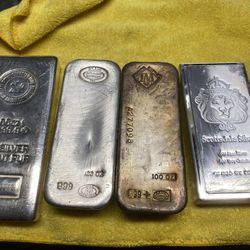 SILVER BAR for Sale 100 Ounce At SPOT