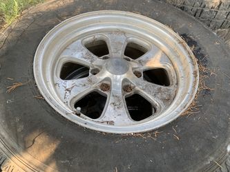 Aluminum 17” aftermarket wheels with tires set of 4 fits Silverado or Tahoe