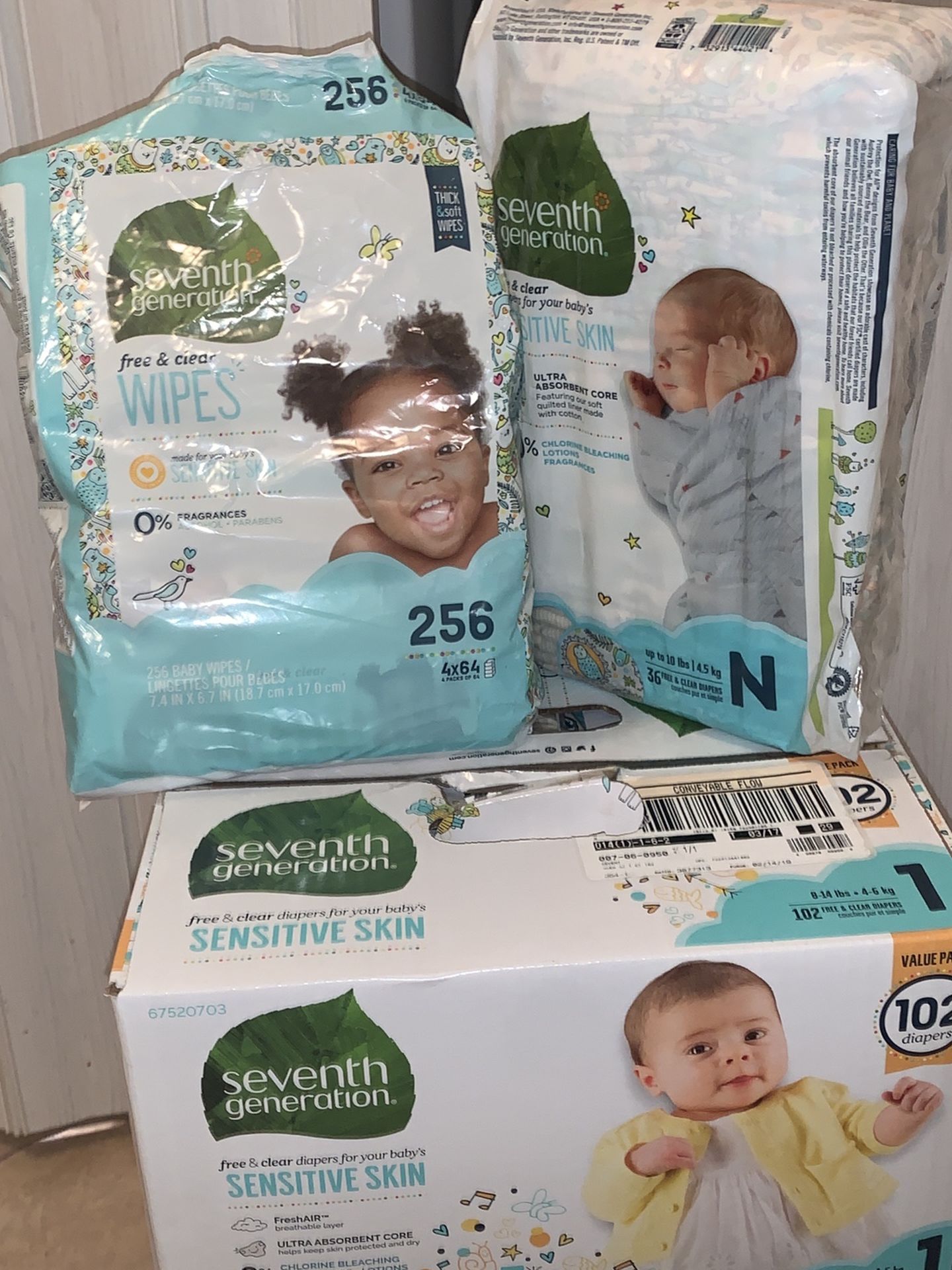 Seventh Generation Diapers/Wipes