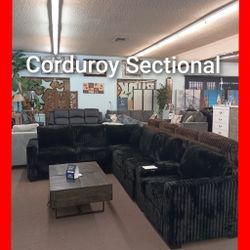 😍 Corduroy Sectional 
