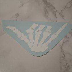 Skeleton Hand Loose Sticker