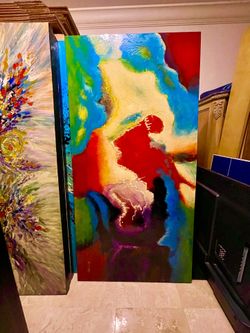 Abstract Painting 36x72