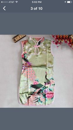 Classic silk toddler Qipao Dress