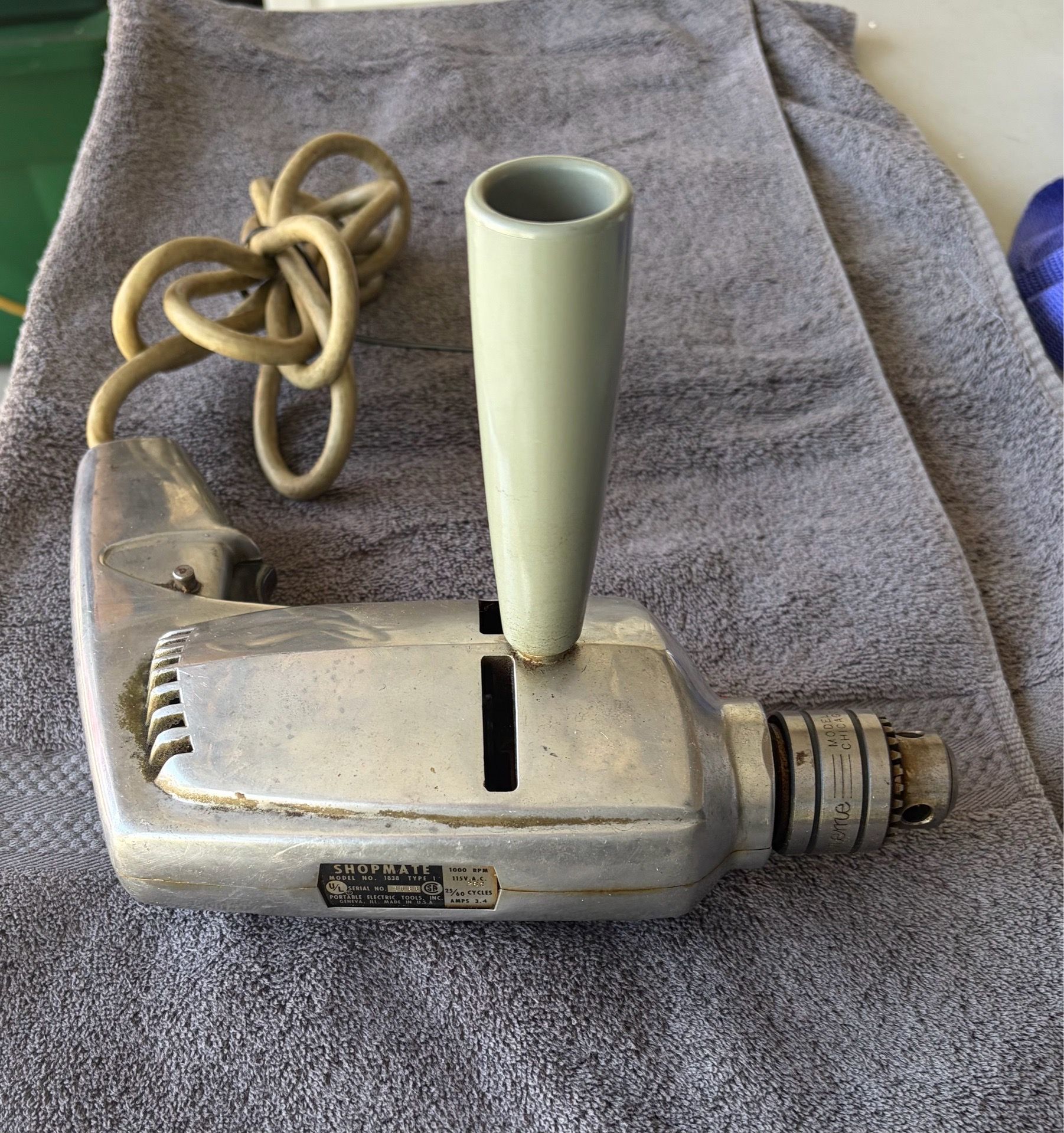 Shopmate Model 1838 Electric Drill