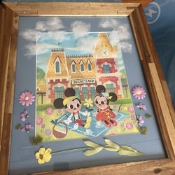 Disney Framed Art Piece 