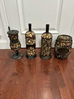 Wine Cork Holder With Corks 