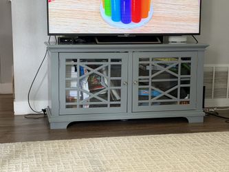 Gray TV Stand